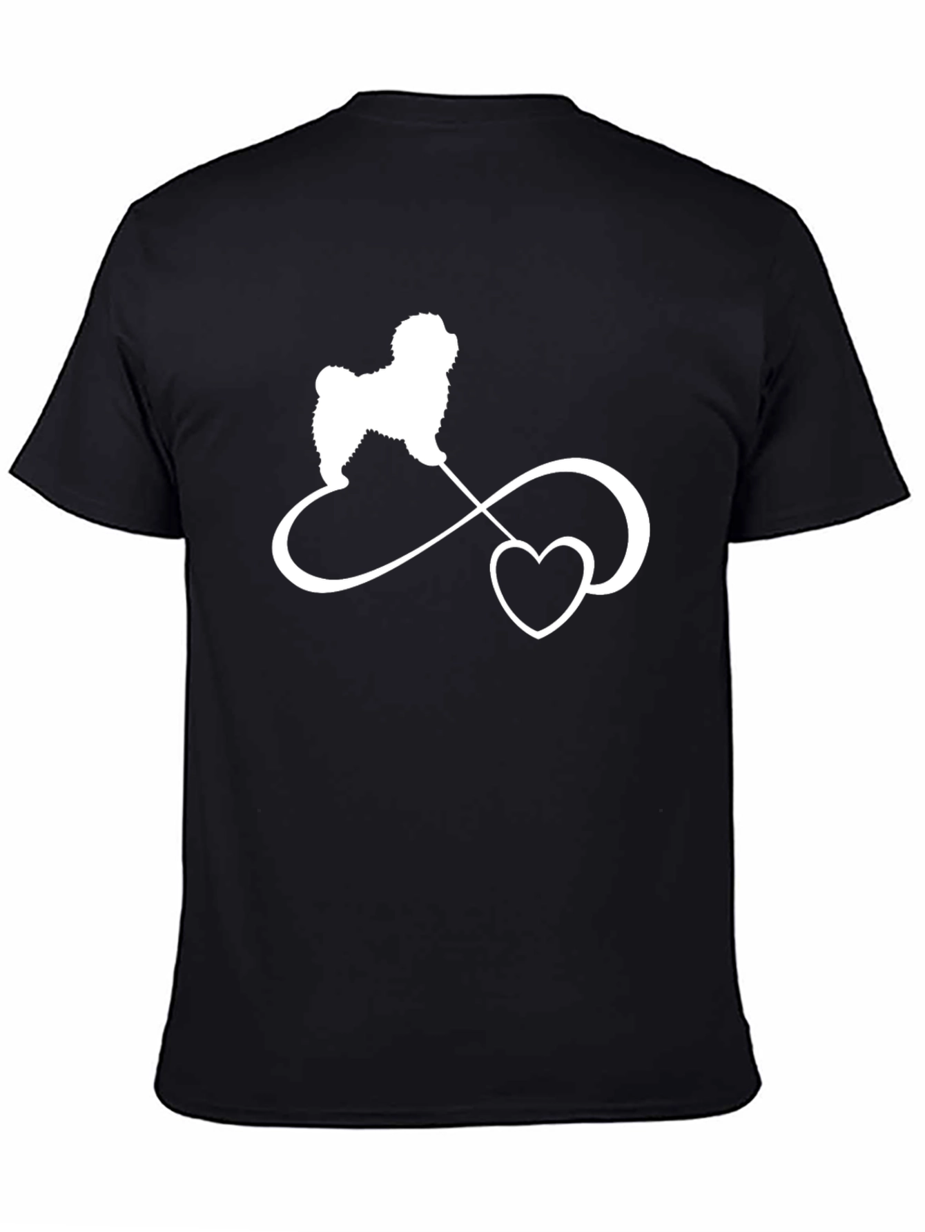 Dog Lover T-Shirt with Heart & Infinity