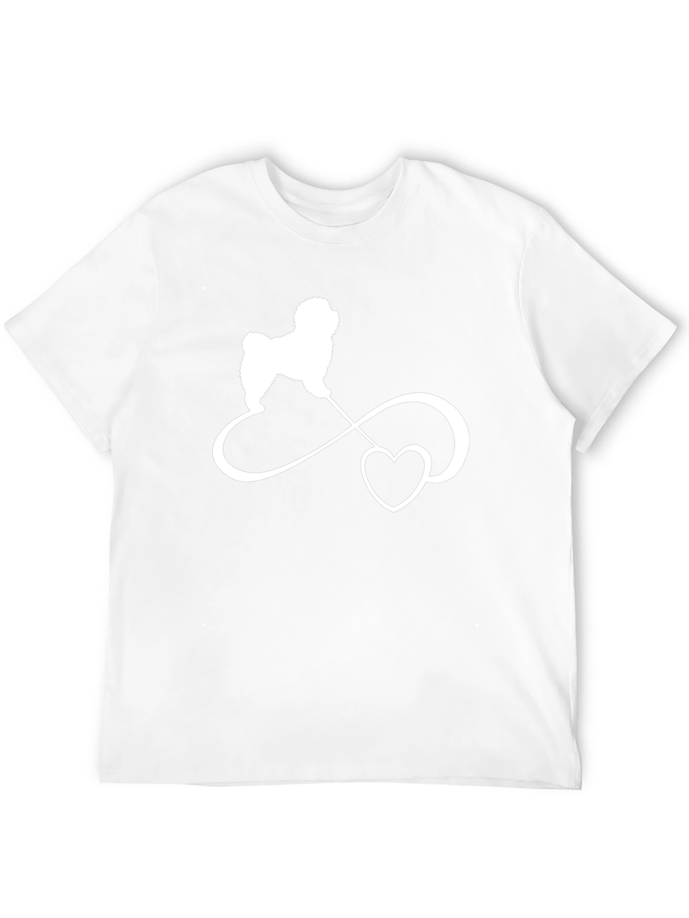 Dog Lover T-Shirt with Heart & Infinity