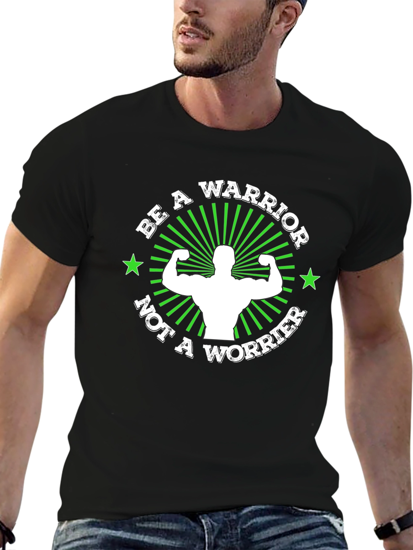Be a Warrior T-Shirt - Motivational Fitness Tee