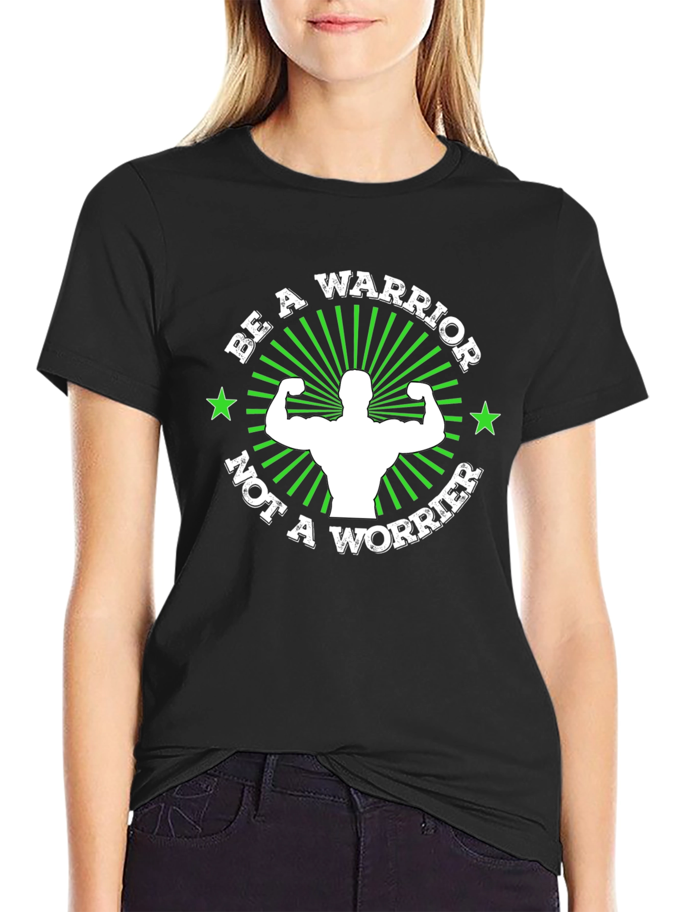 Be a Warrior T-Shirt - Motivational Fitness Tee