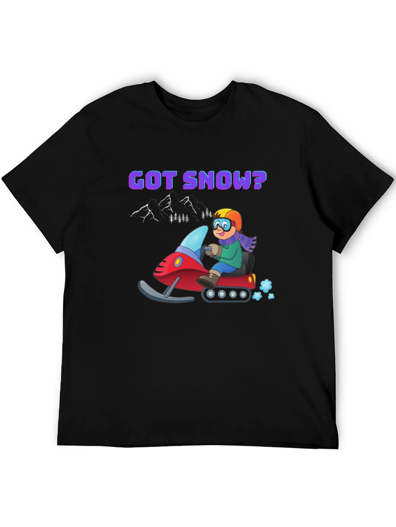 Got Snow? Black Graphic Tee