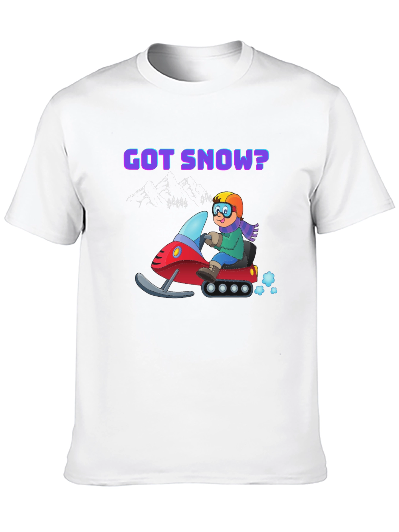 Got Snow? Black Graphic Tee