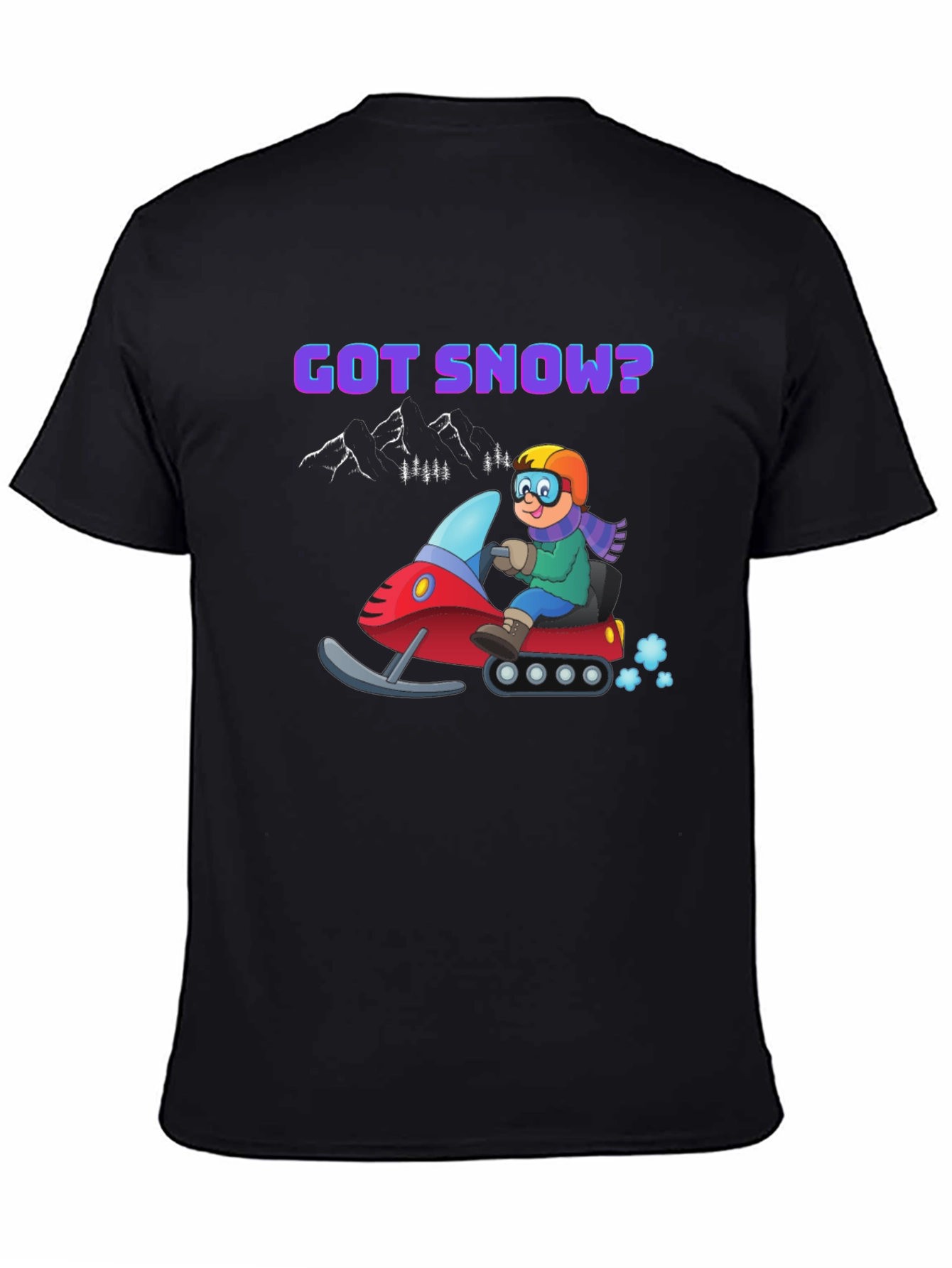 Got Snow? Black Graphic Tee