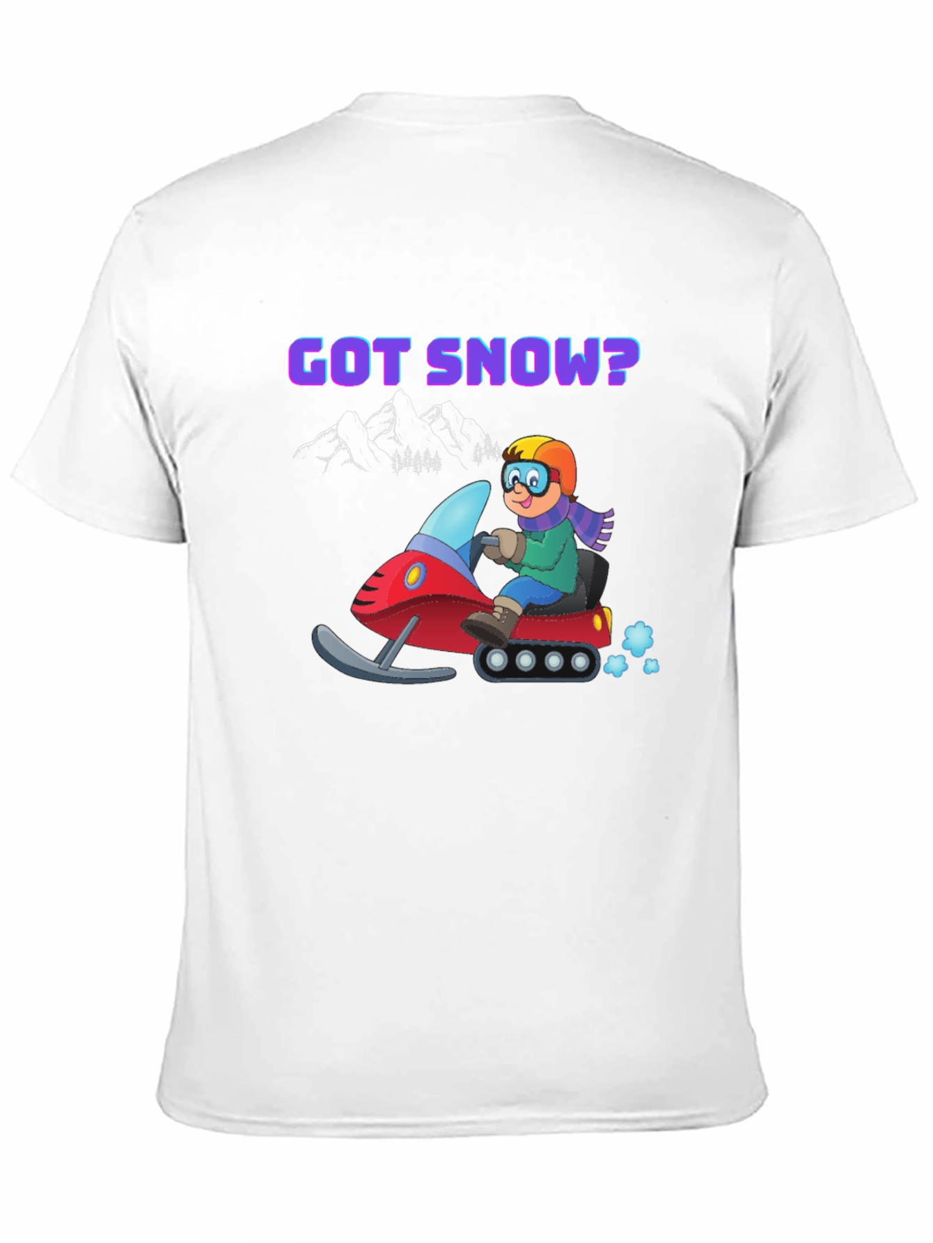 Got Snow? Black Graphic Tee