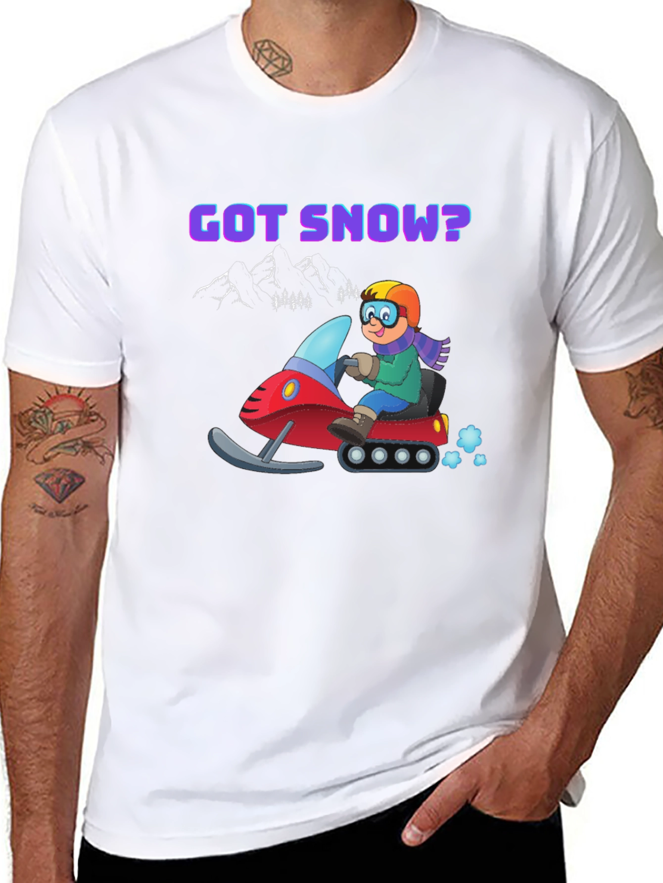 Got Snow? Black Graphic Tee