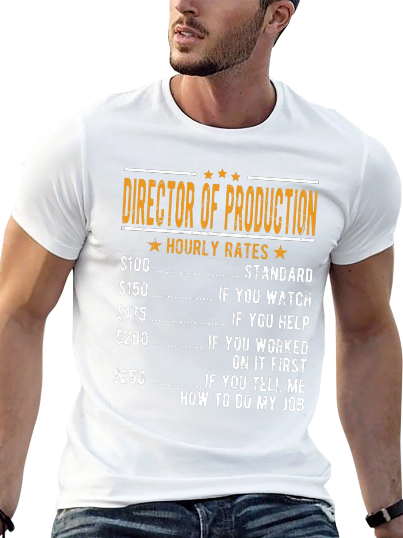 Director of Production Hourly Rates Graphic Tee