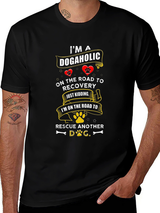Dogaholic Rescue Dog T-Shirt