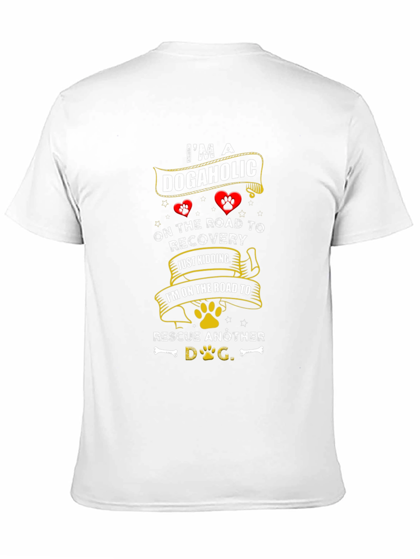 Dogaholic Rescue Dog T-Shirt