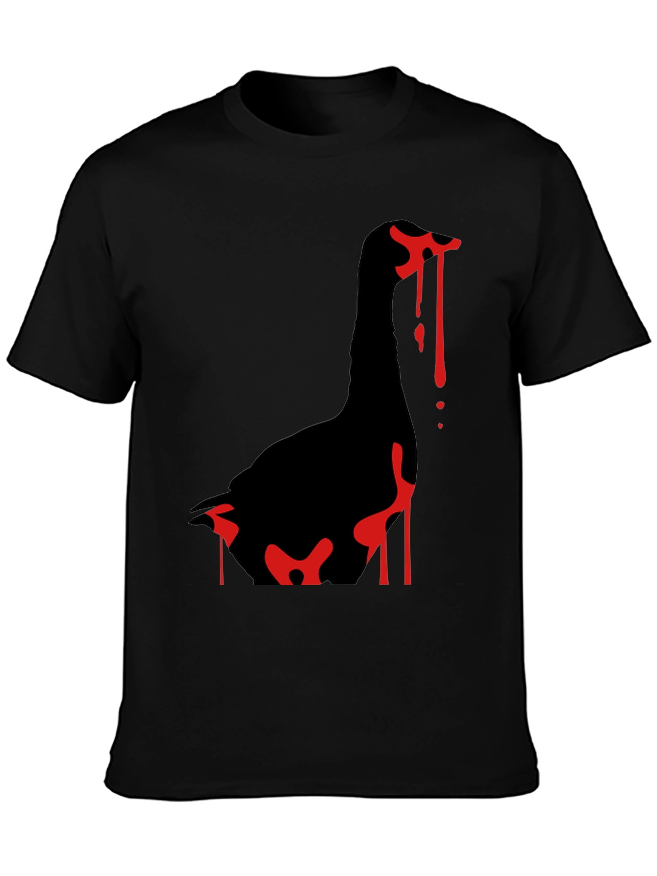 Goose Attack Black T-Shirt