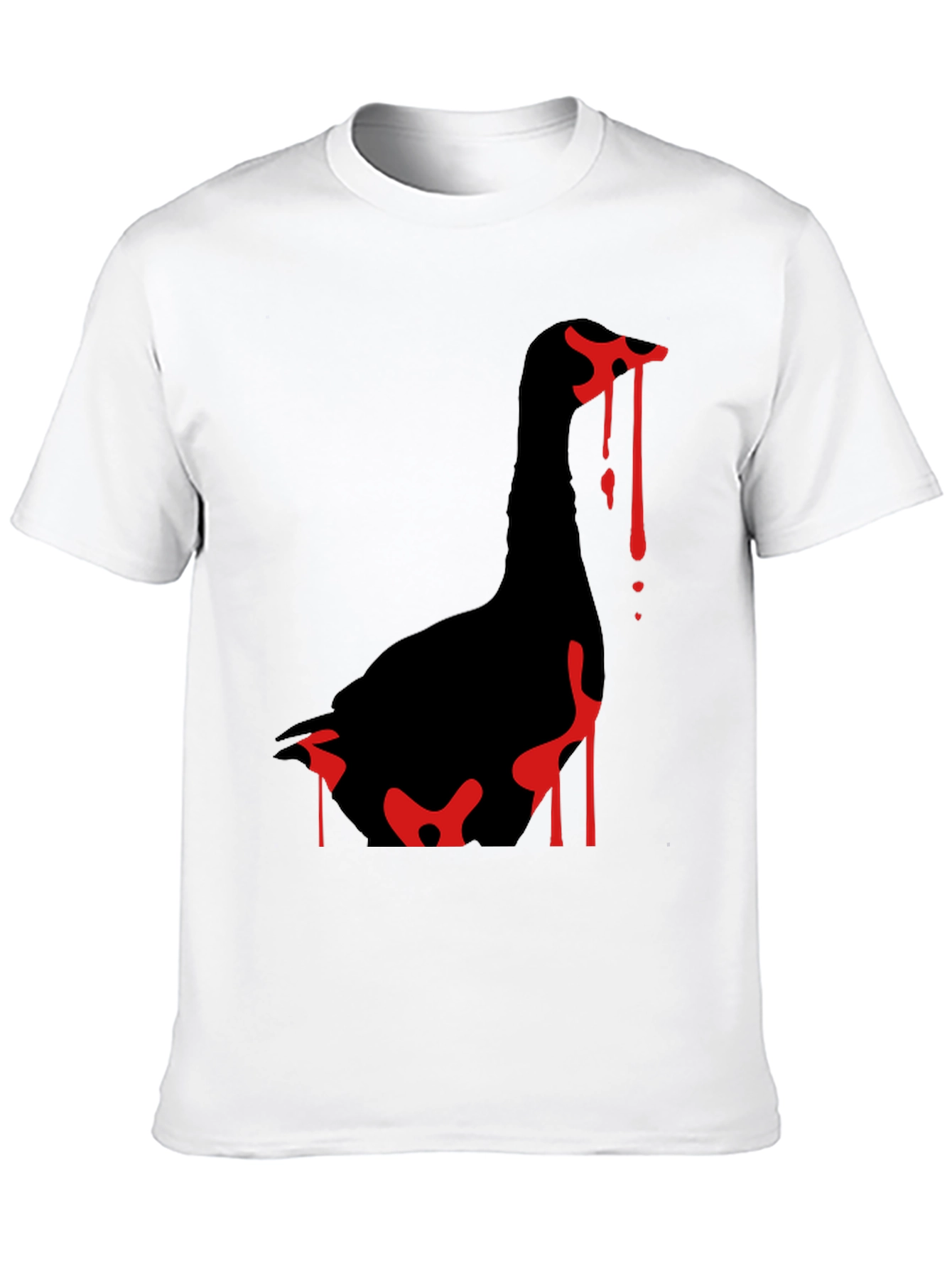 Goose Attack Black T-Shirt