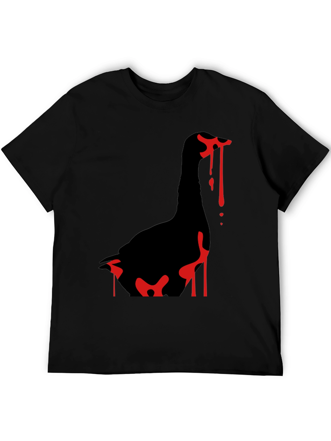 Goose Attack Black T-Shirt