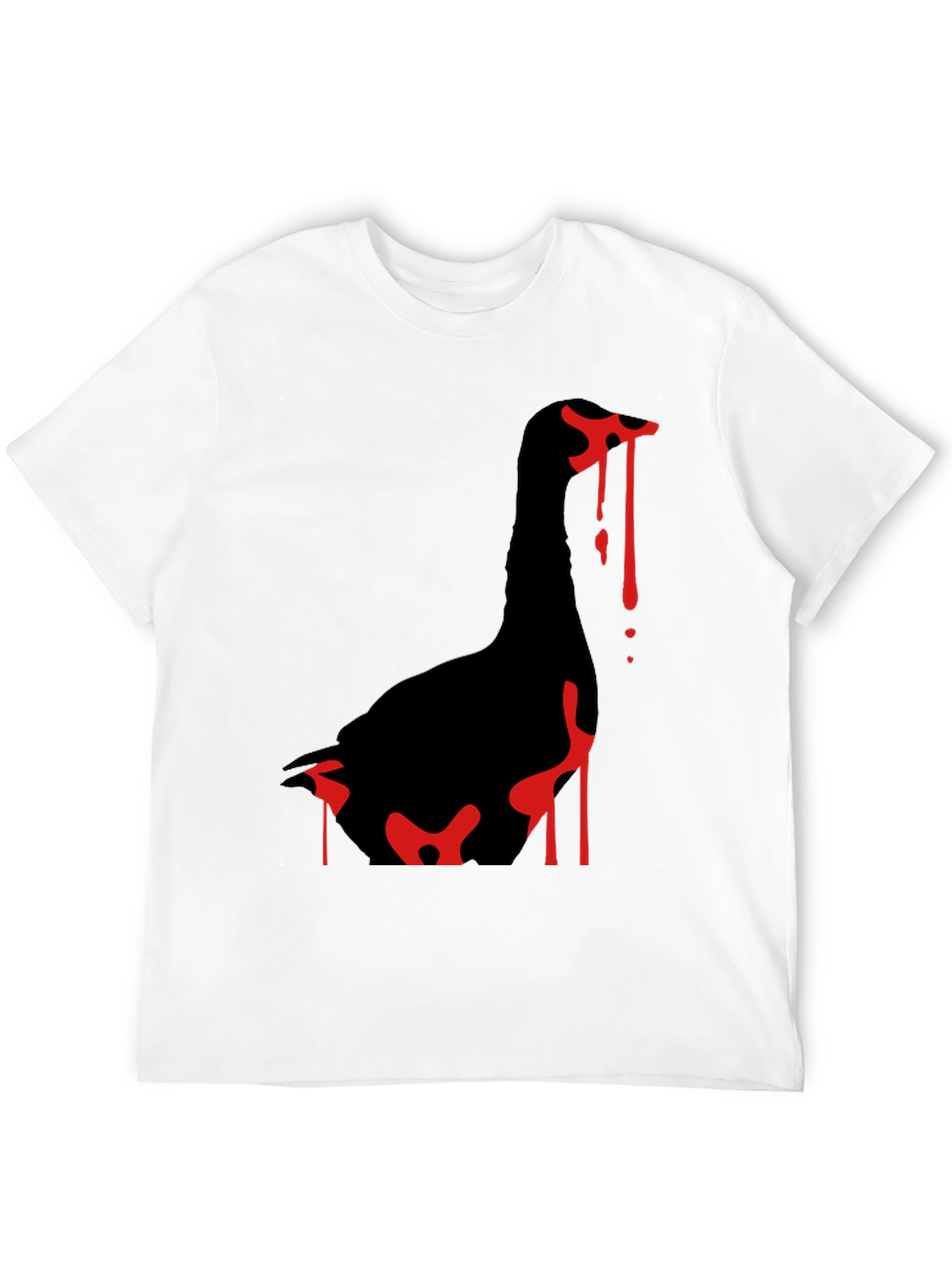 Goose Attack Black T-Shirt