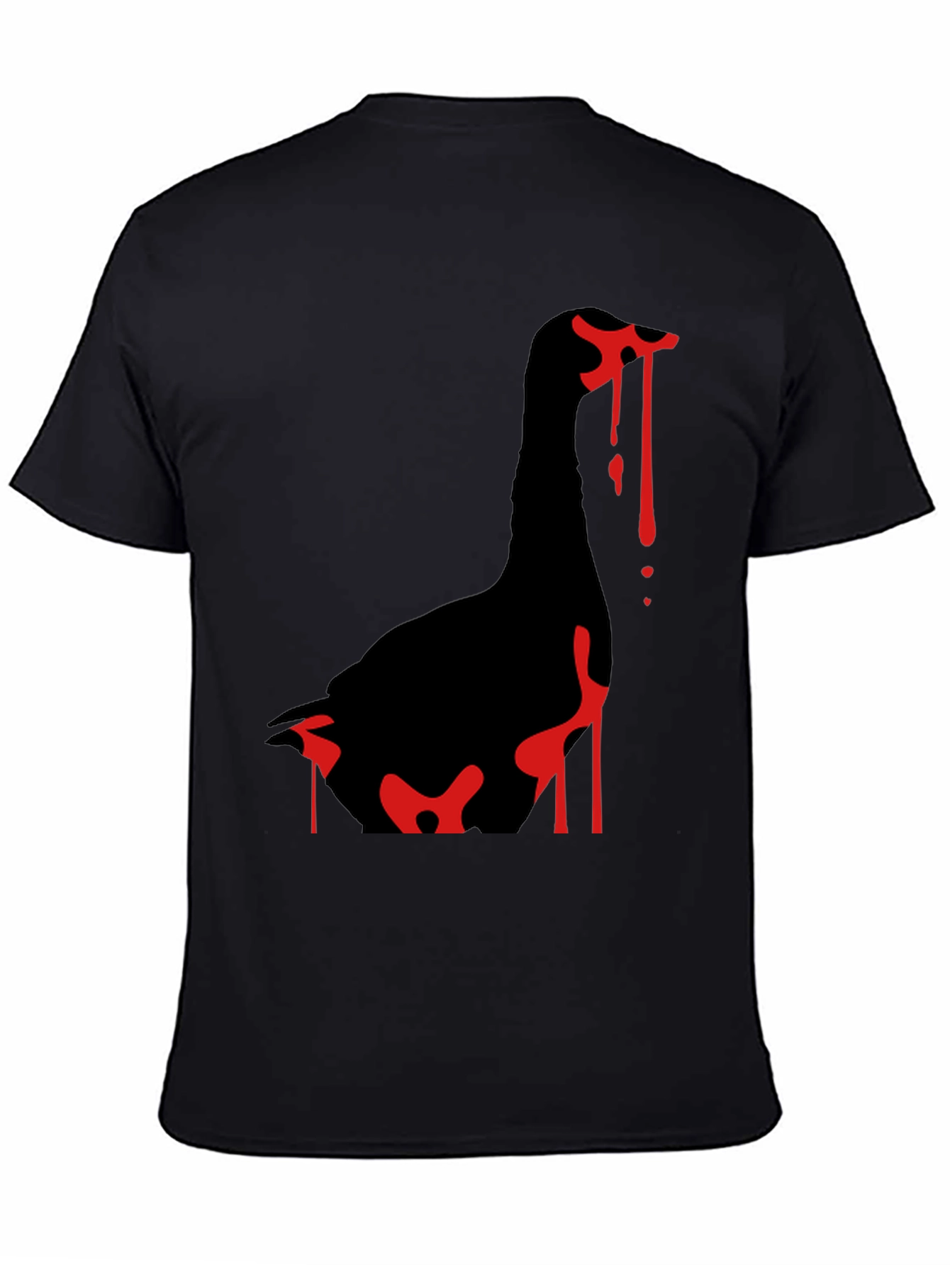 Goose Attack Black T-Shirt