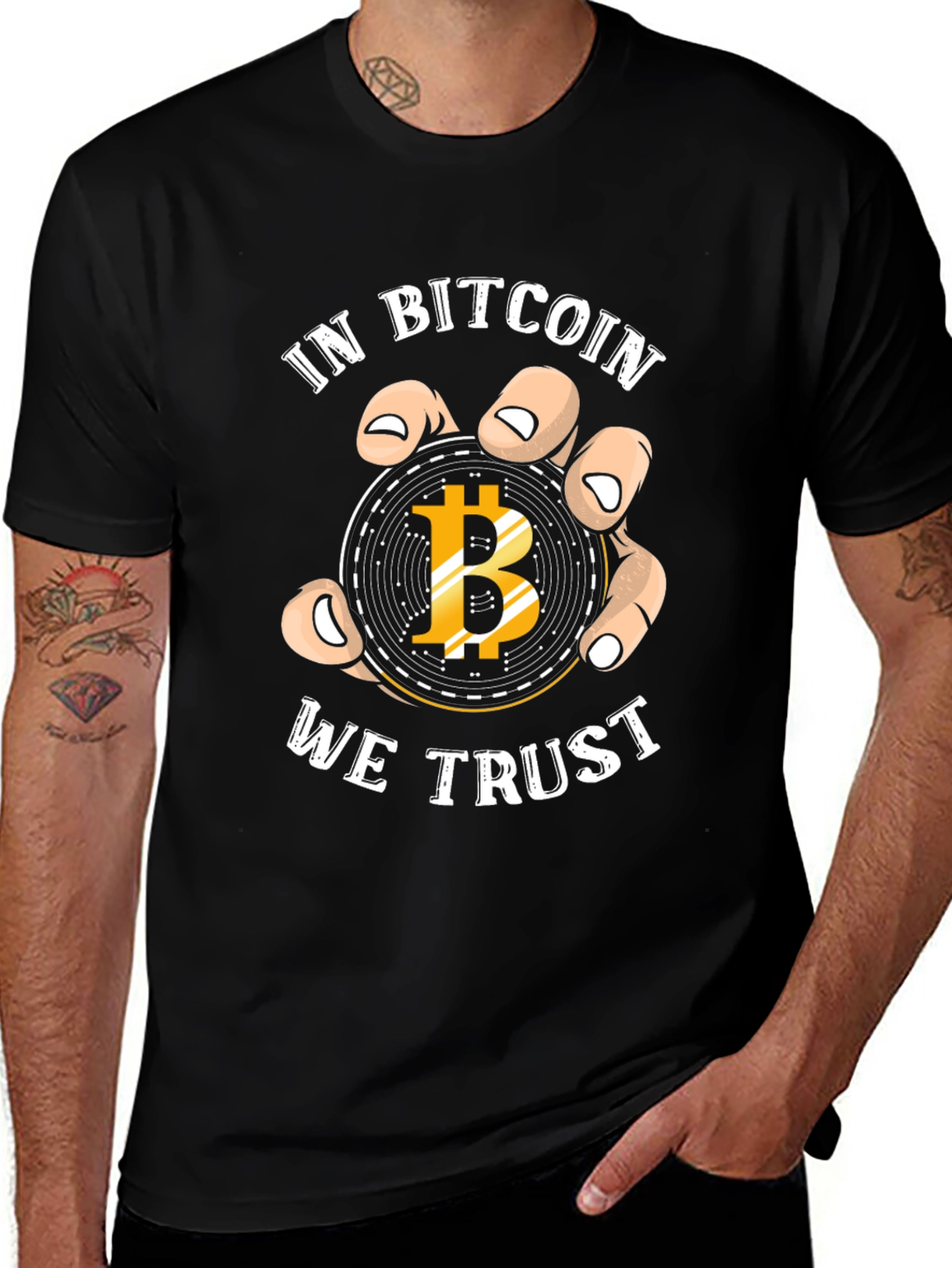 Bitcoin Trust T-Shirt Crypto Currency BTC