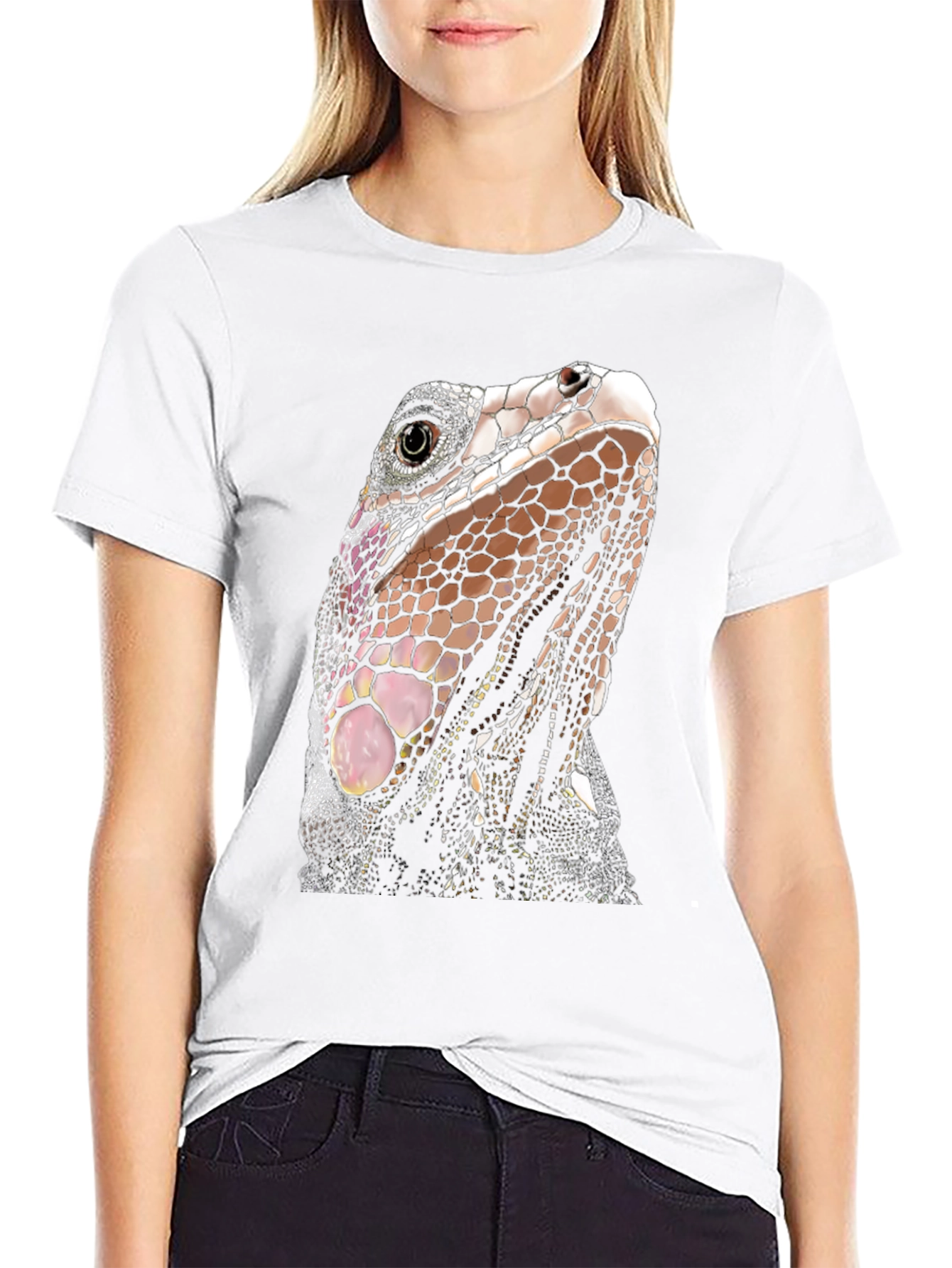 Iguana Graphic T-Shirt - Unique Reptile Tee
