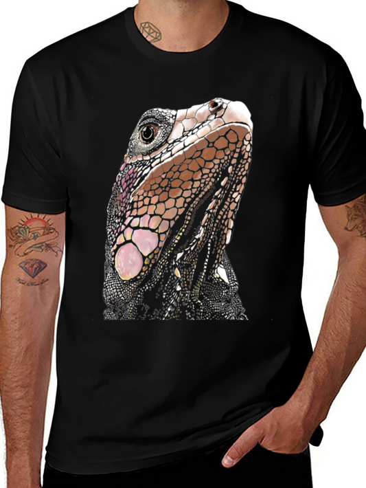 Iguana Graphic T-Shirt - Unique Reptile Tee