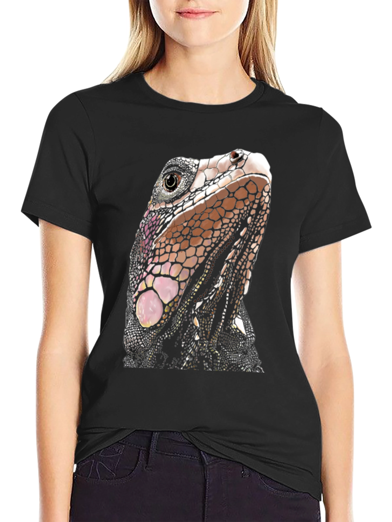 Iguana Graphic T-Shirt - Unique Reptile Tee