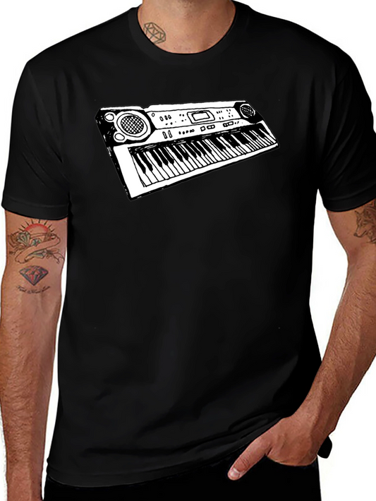 Keyboard T-Shirt: Musicians Graphic Tee