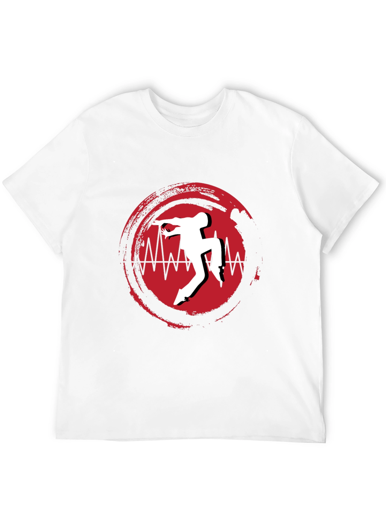 Black T-Shirt with Unique Dancer Graphic