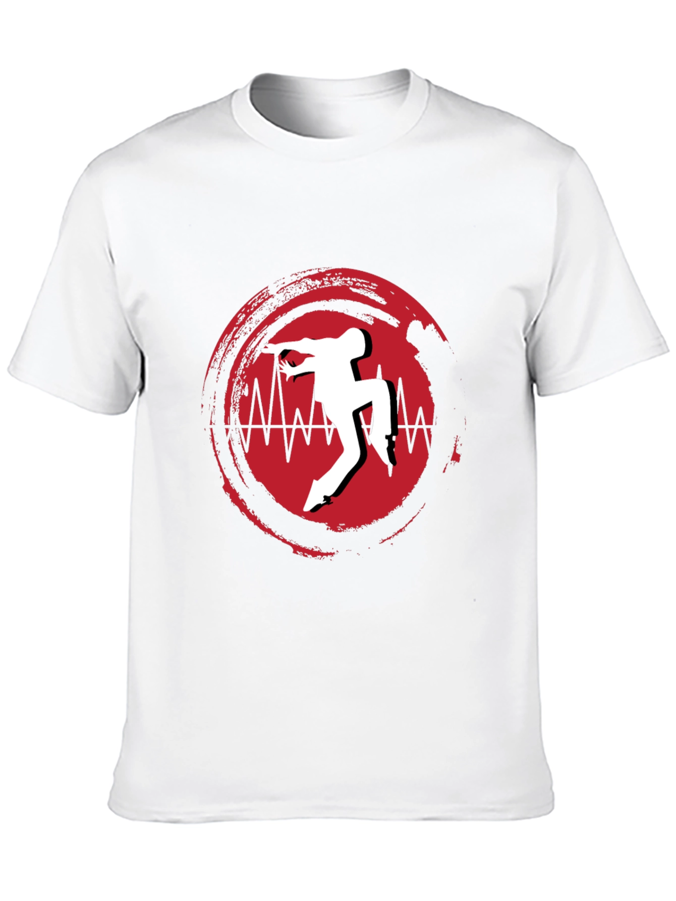 Black T-Shirt with Unique Dancer Graphic