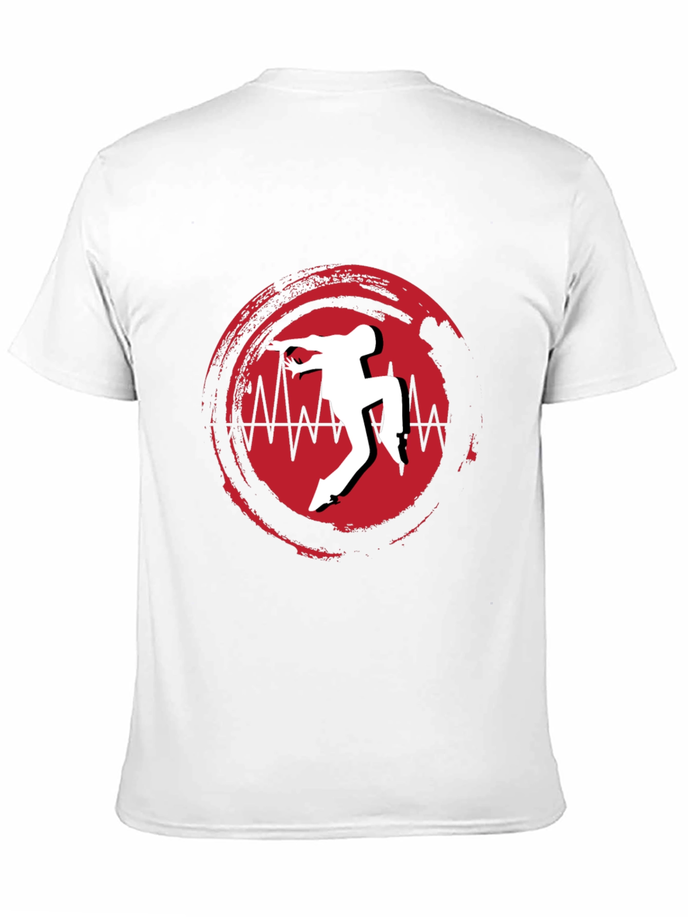 Black T-Shirt with Unique Dancer Graphic