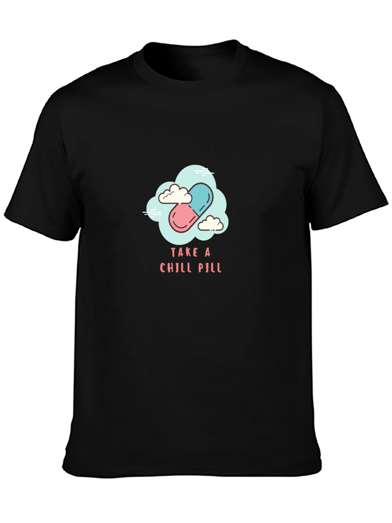 Chill Pill Graphic Tee - Relax & Unwind