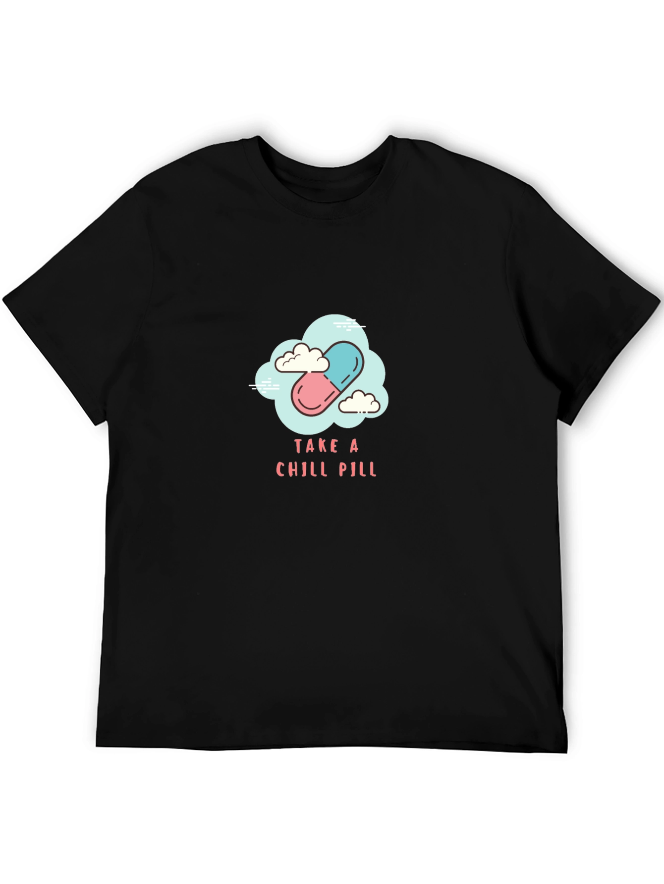 Chill Pill Graphic Tee - Relax & Unwind