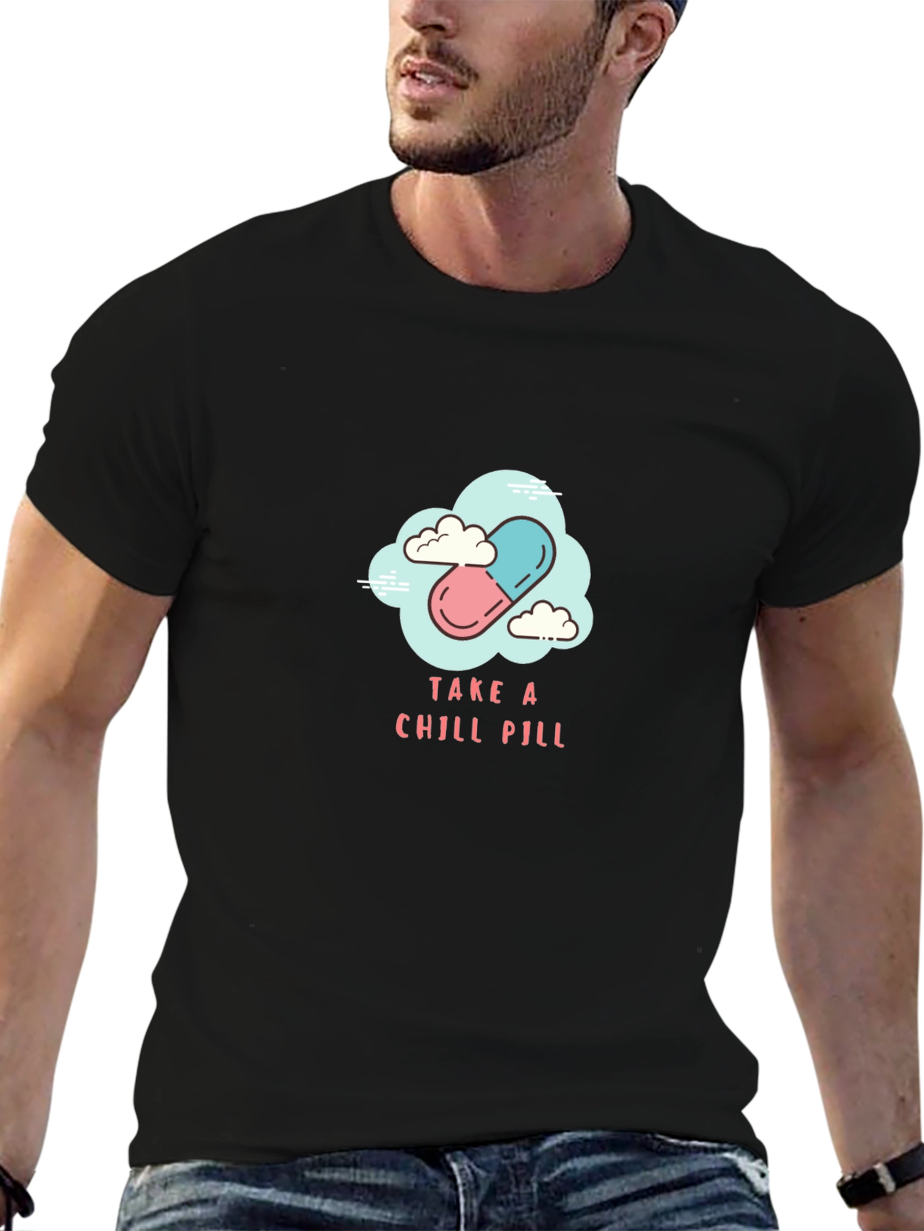 Chill Pill Graphic Tee - Relax & Unwind