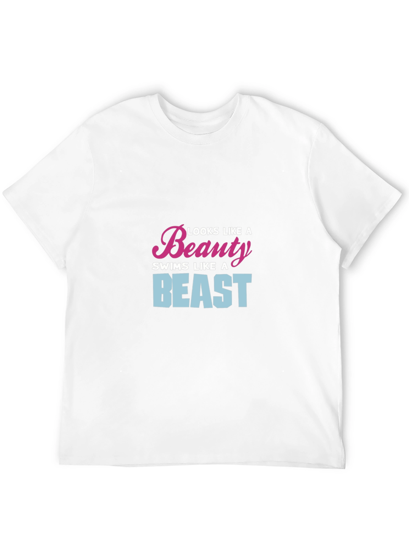 Beauty and Beast Swimmer Graphic Tee