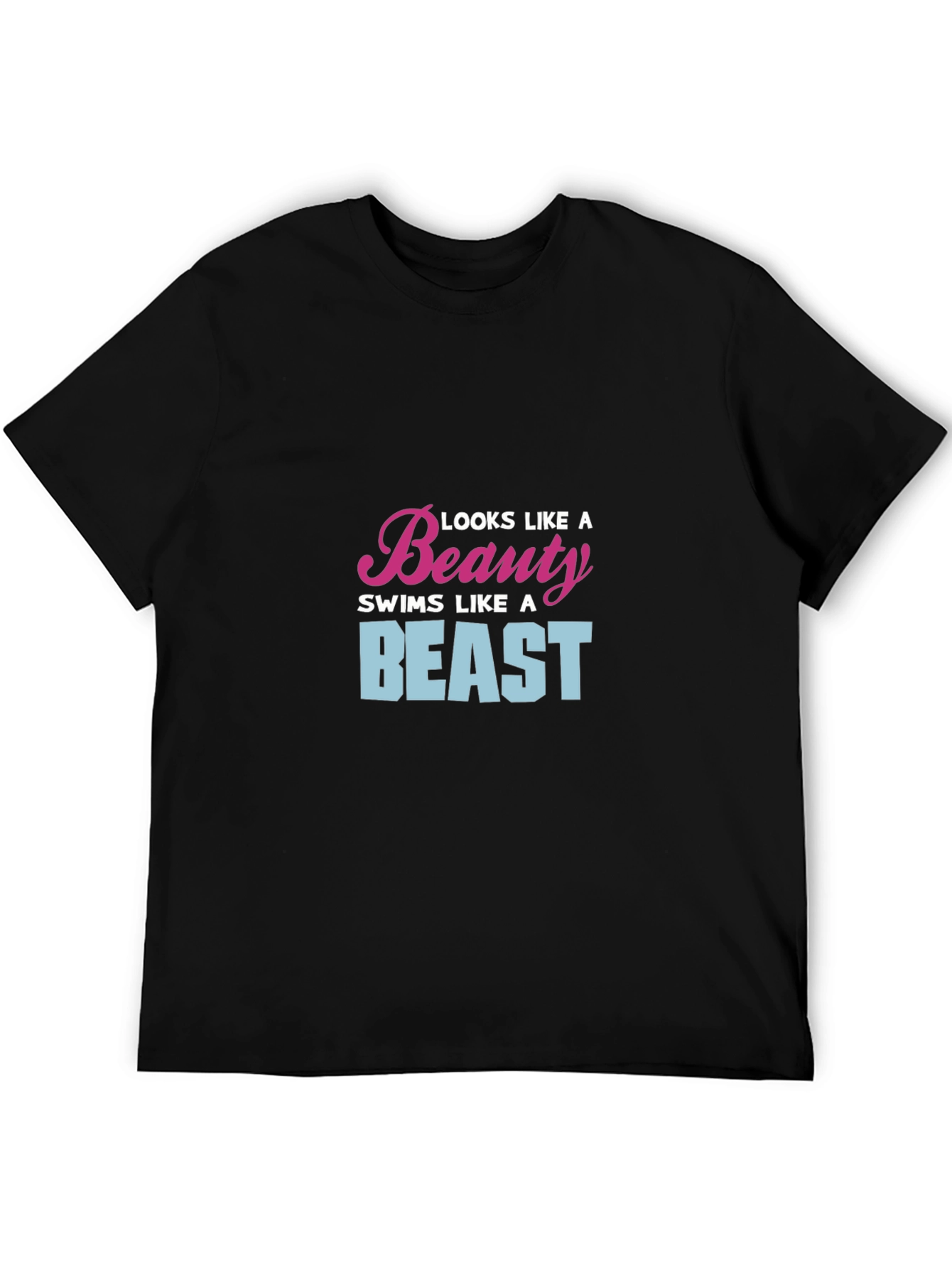 Beauty and Beast Swimmer Graphic Tee