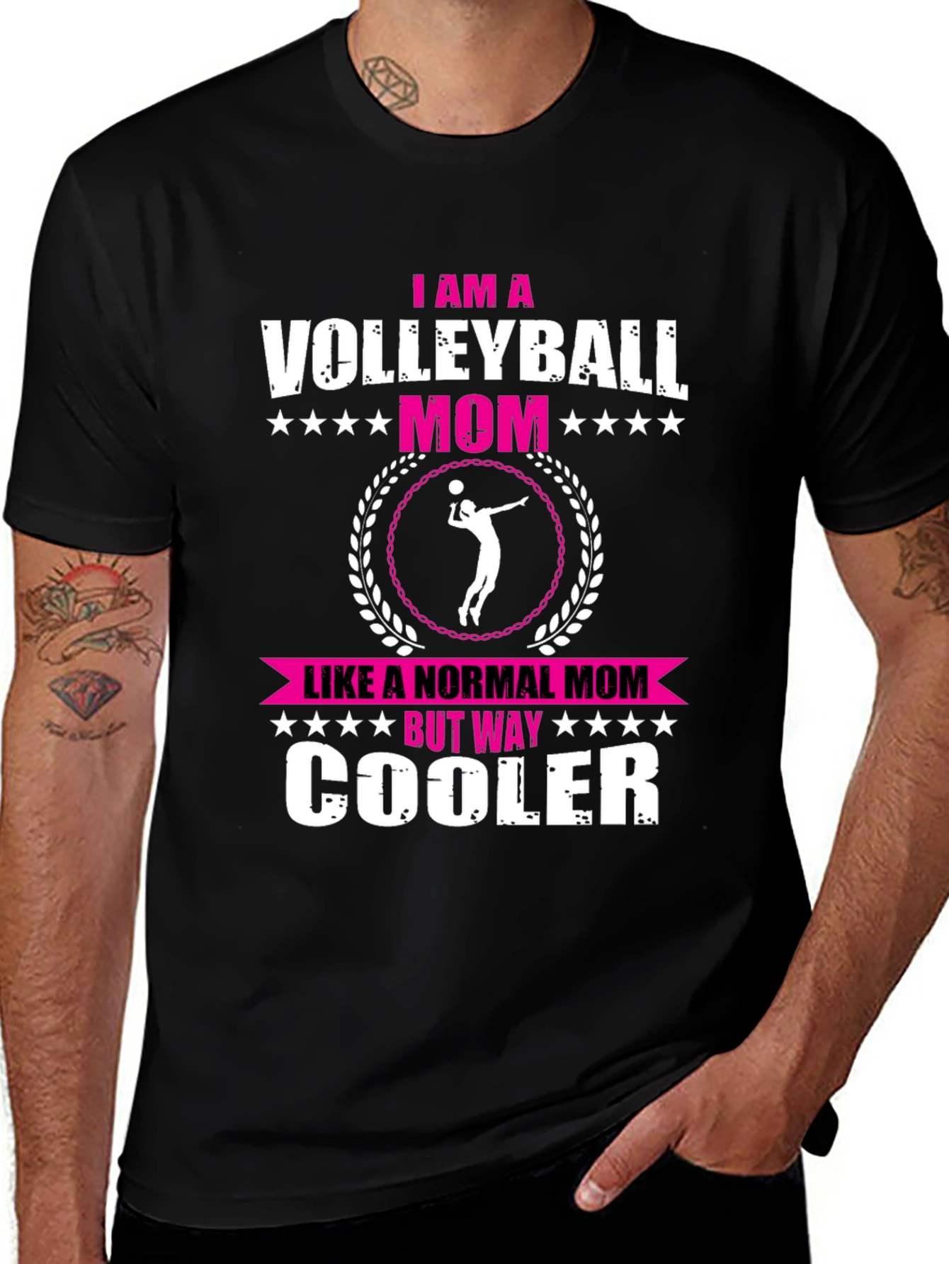 Volleyball Mom Graphic Tee - Unique & Cool