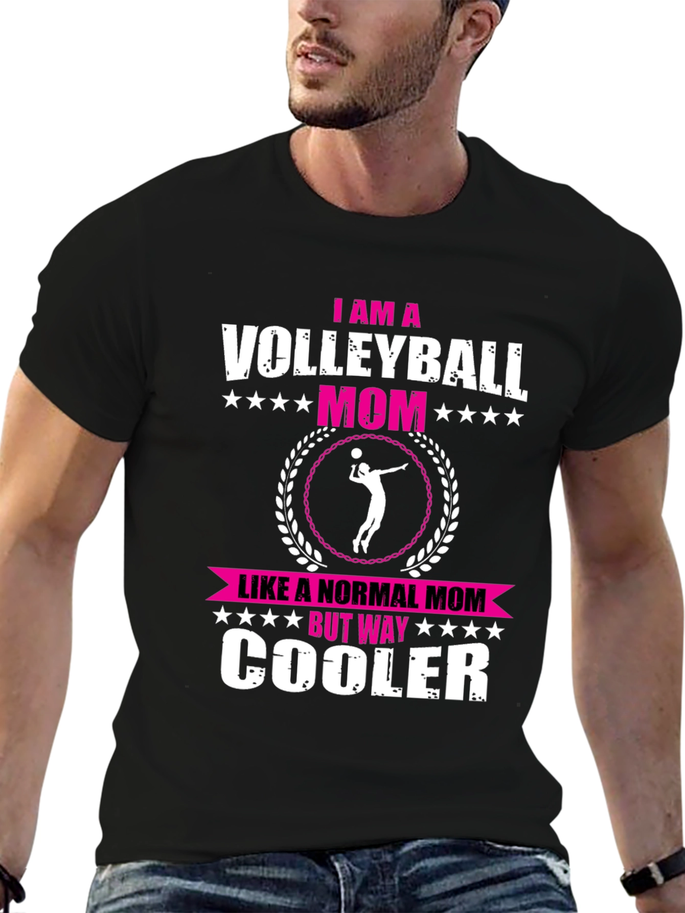 Volleyball Mom Graphic Tee - Unique & Cool