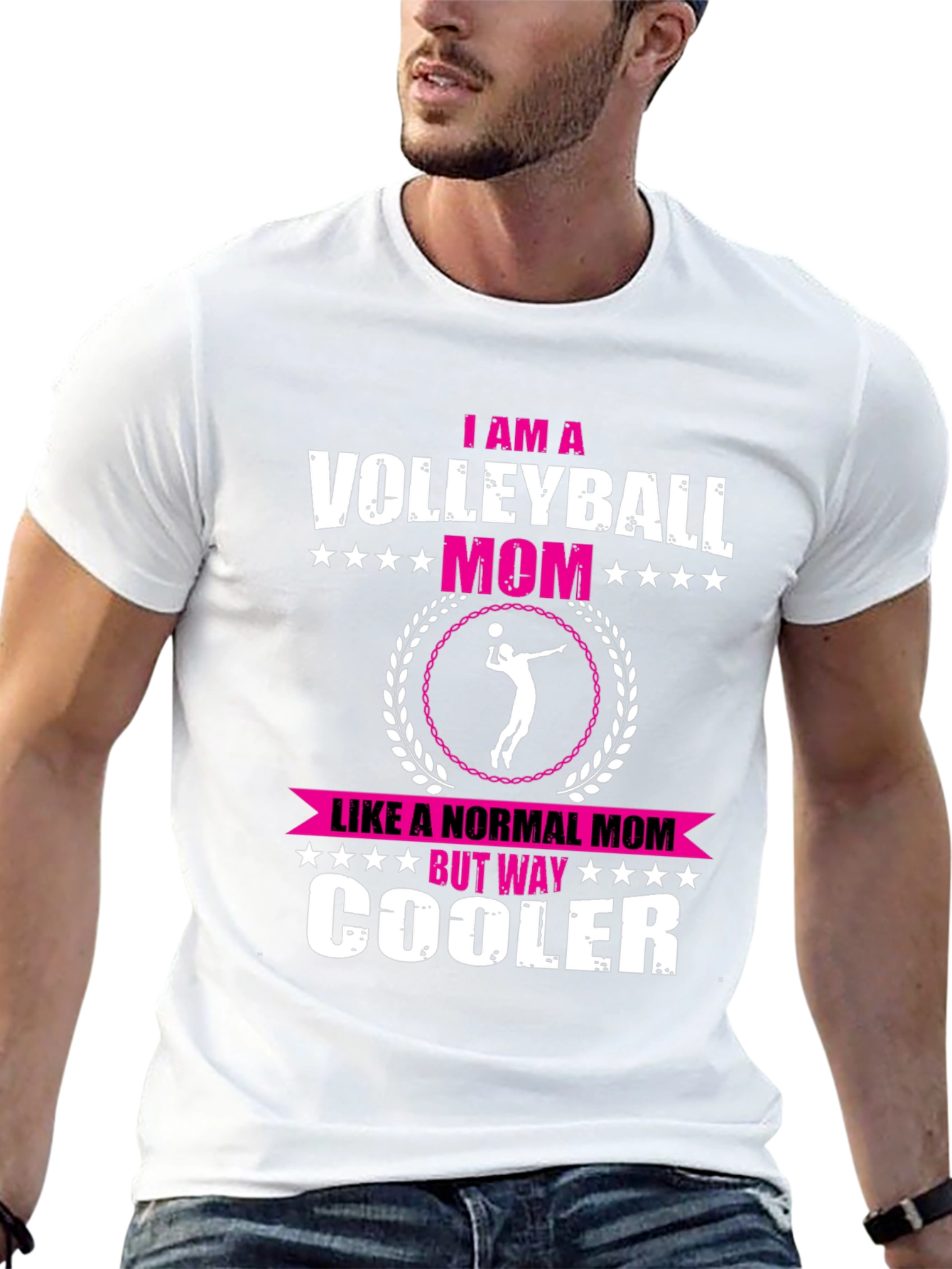 Volleyball Mom Graphic Tee - Unique & Cool