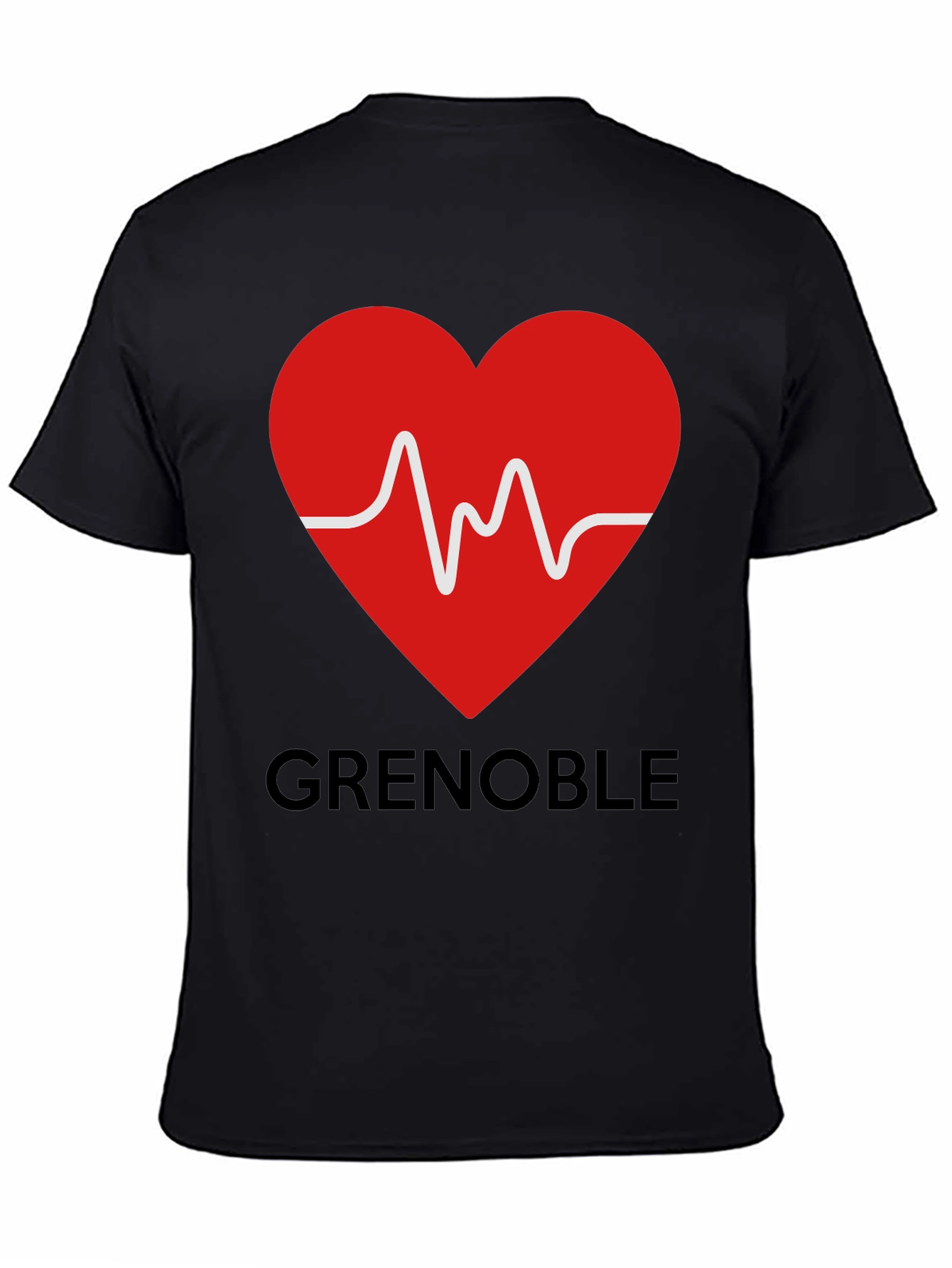 Grenoble Heartbeat T-Shirt - City Pride Tee