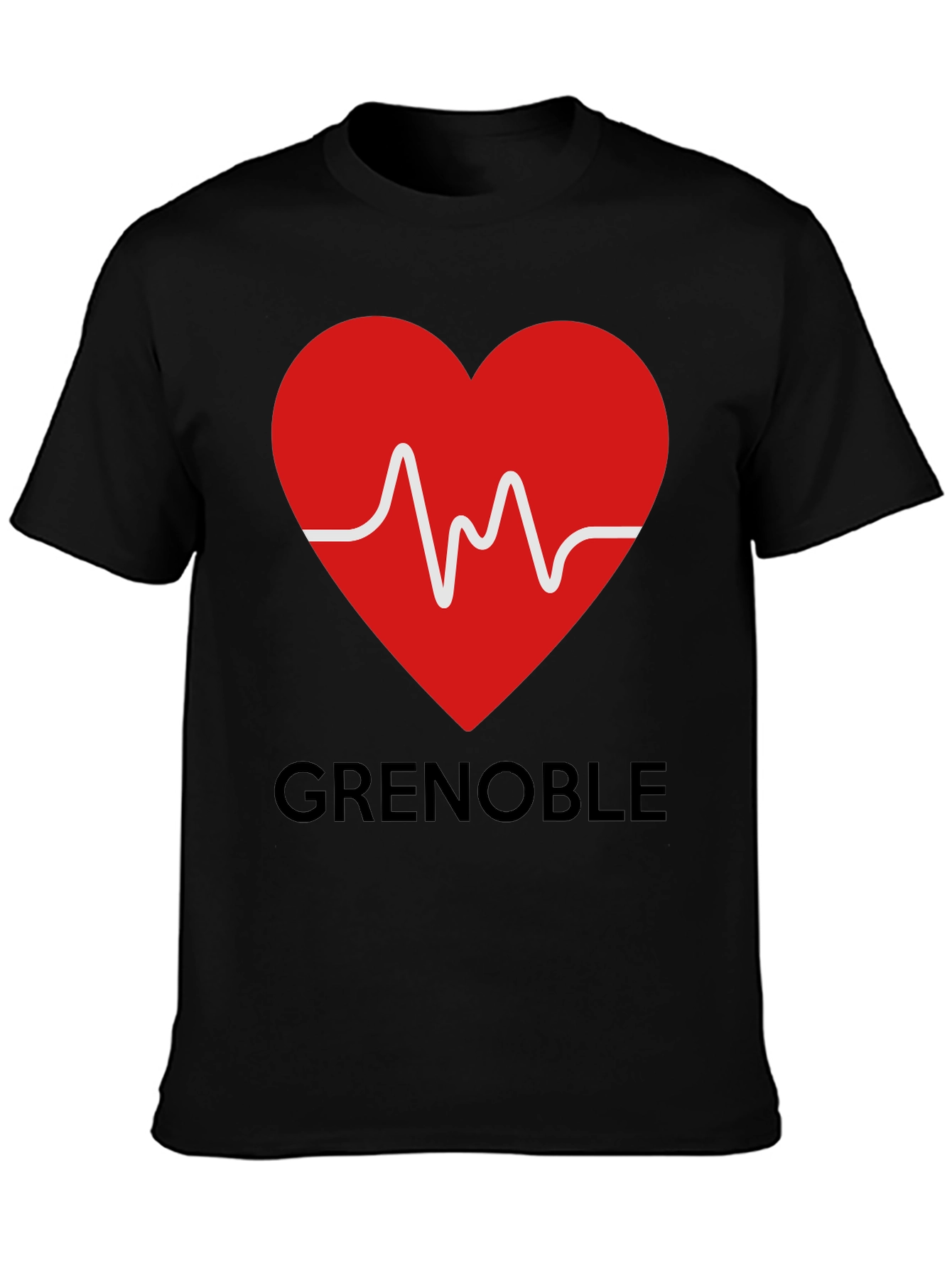 Grenoble Heartbeat T-Shirt - City Pride Tee