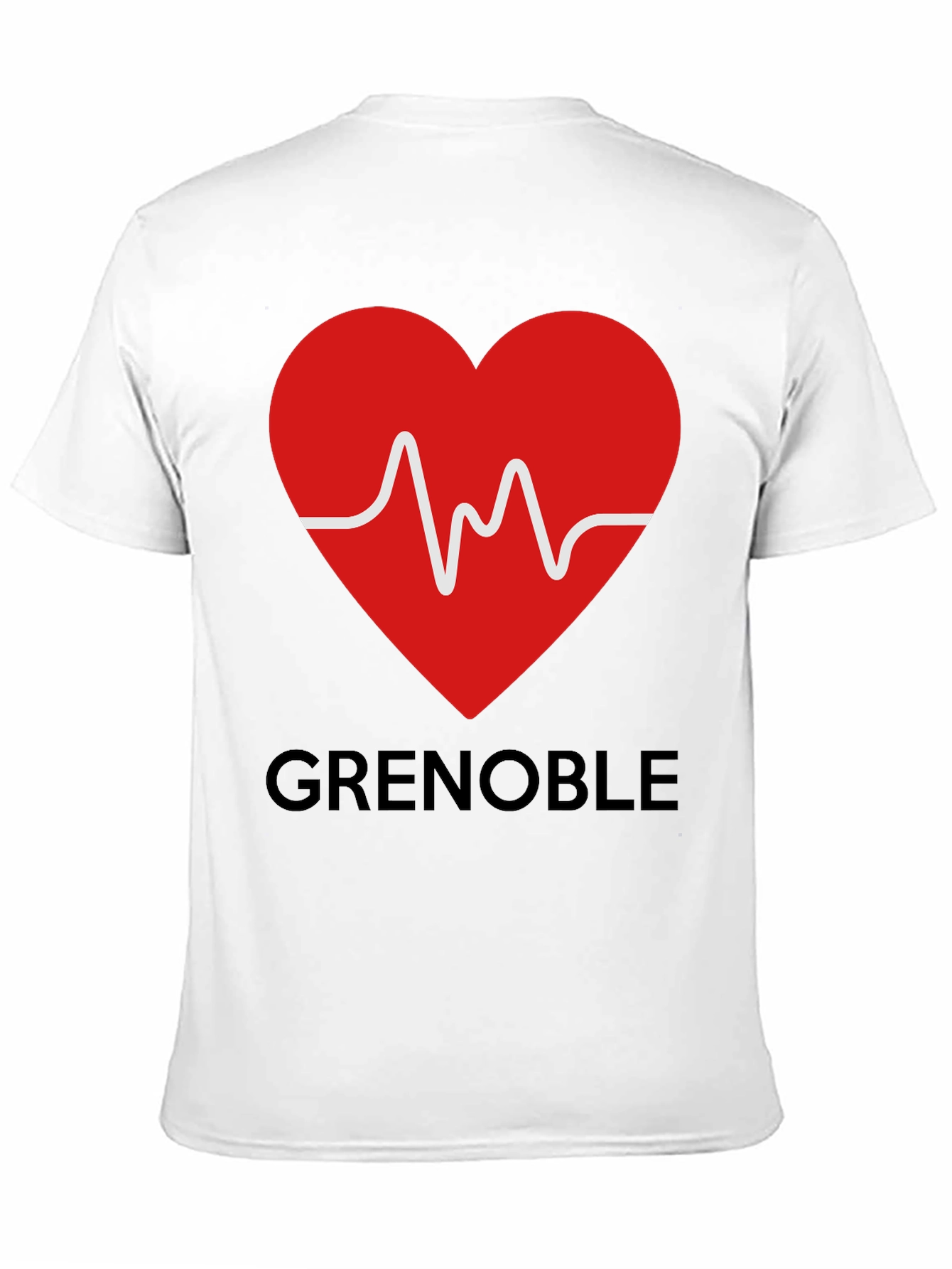 Grenoble Heartbeat T-Shirt - City Pride Tee