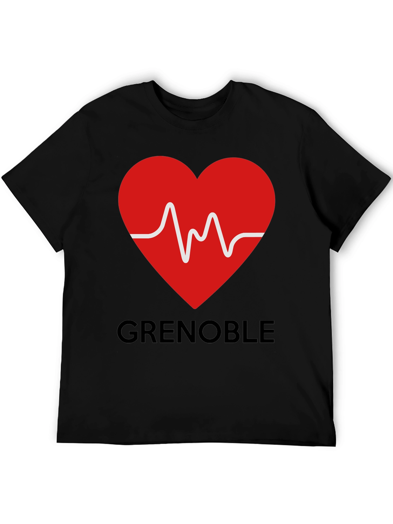 Grenoble Heartbeat T-Shirt - City Pride Tee