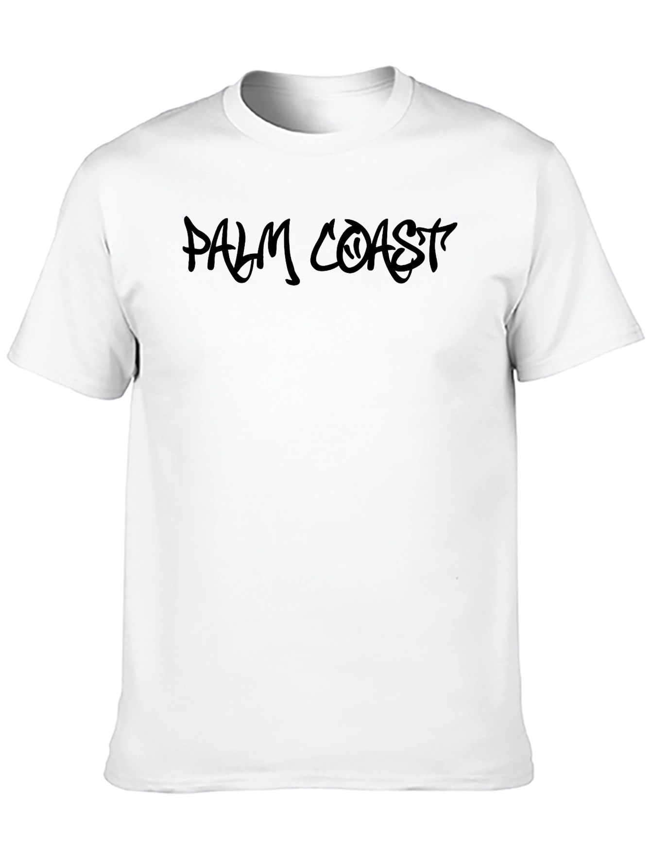 Palm Coast Graphic Tee - Black
