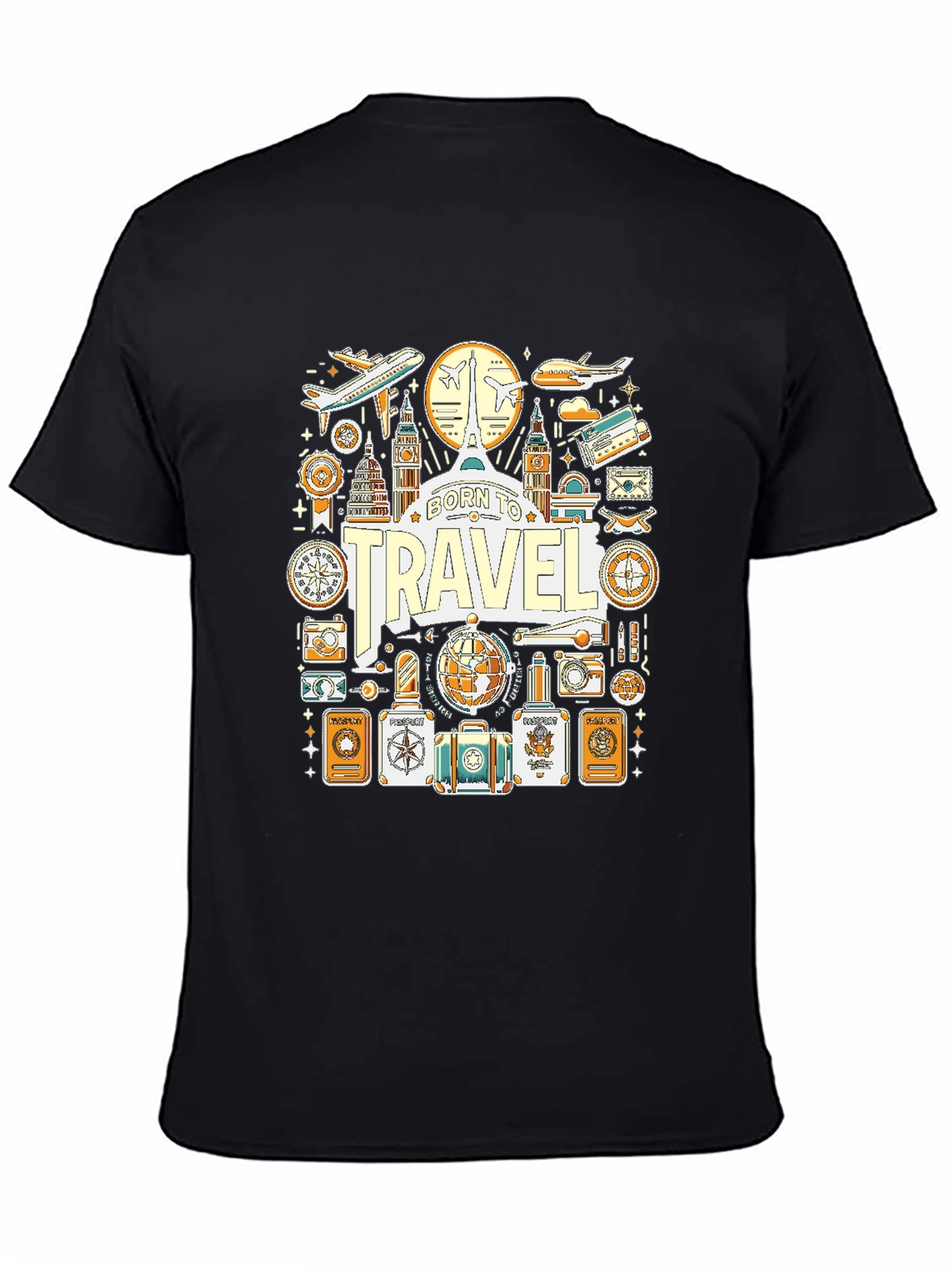 Born to Travel Graphic T-Shirt
