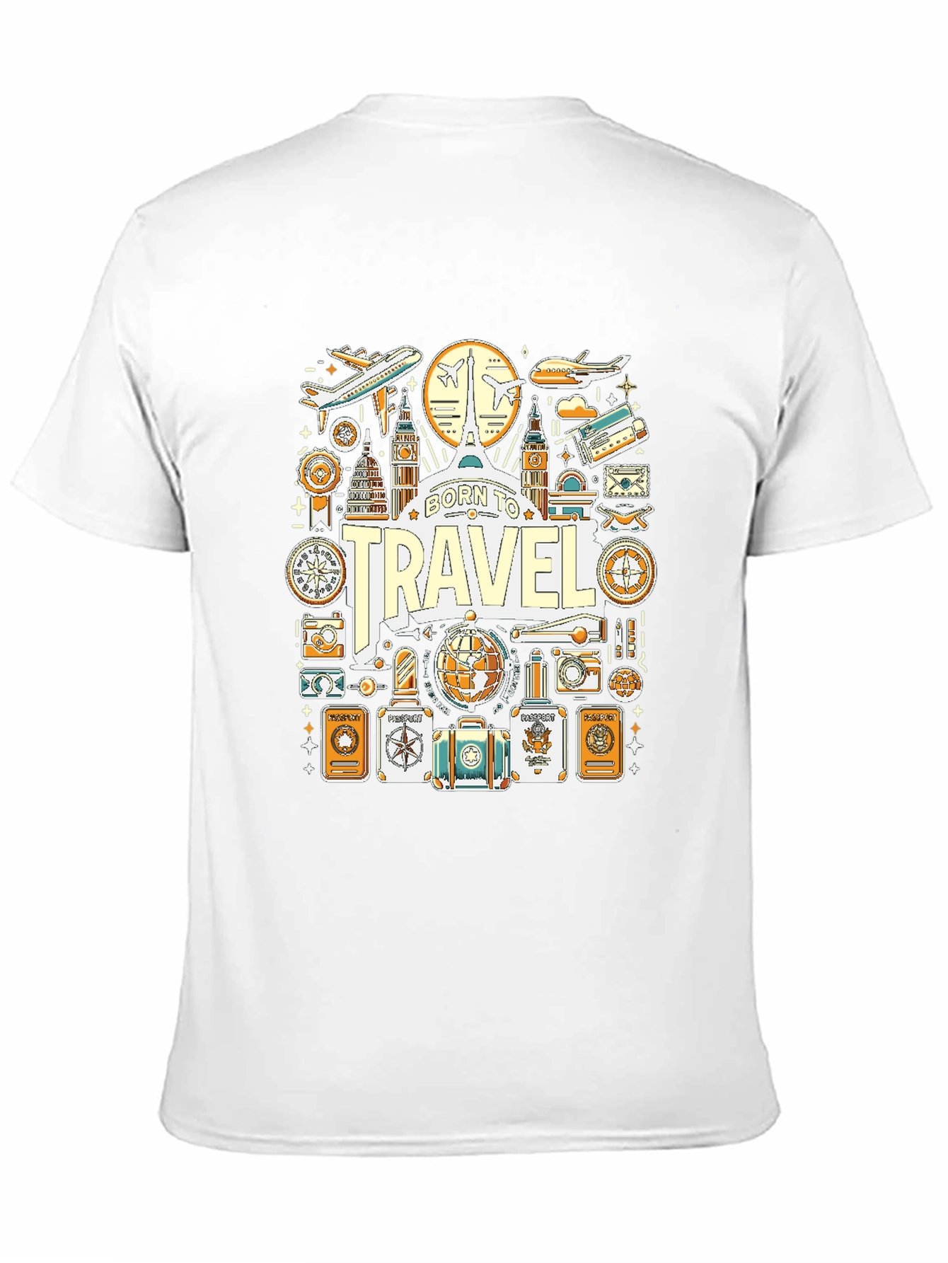 Born to Travel Graphic T-Shirt