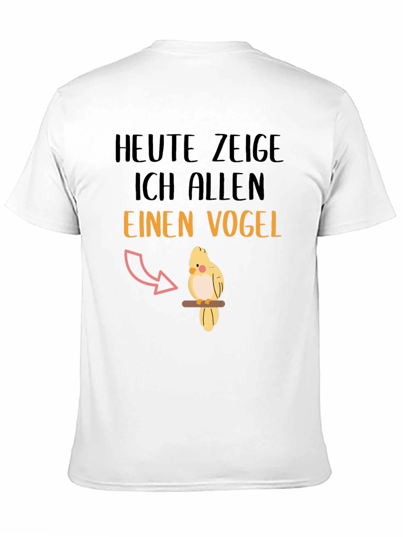 Funny Heute zeige ich allen einen Vogel T-Shirt