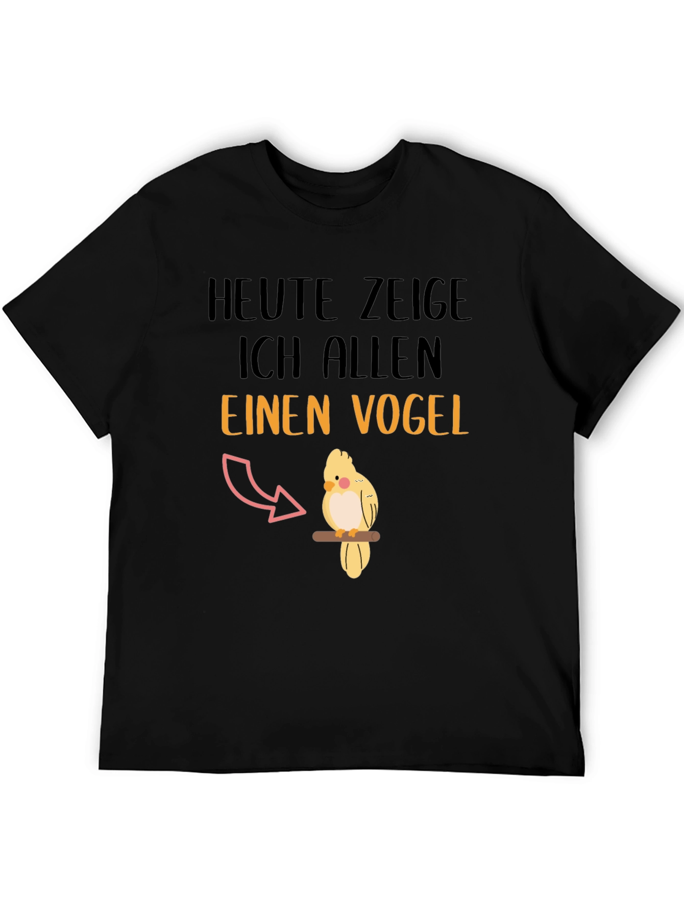 Funny Heute zeige ich allen einen Vogel T-Shirt