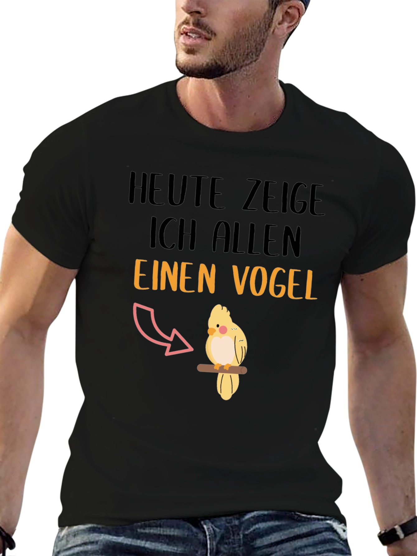 Funny Heute zeige ich allen einen Vogel T-Shirt