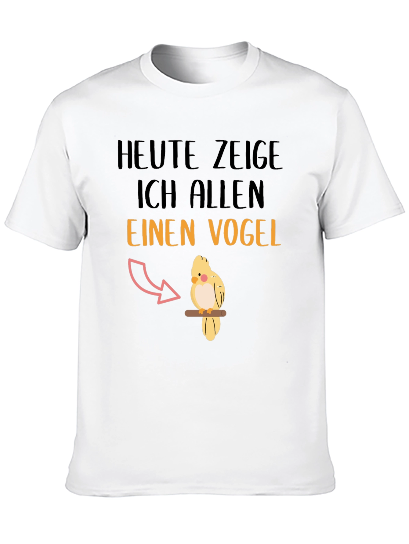 Funny Heute zeige ich allen einen Vogel T-Shirt