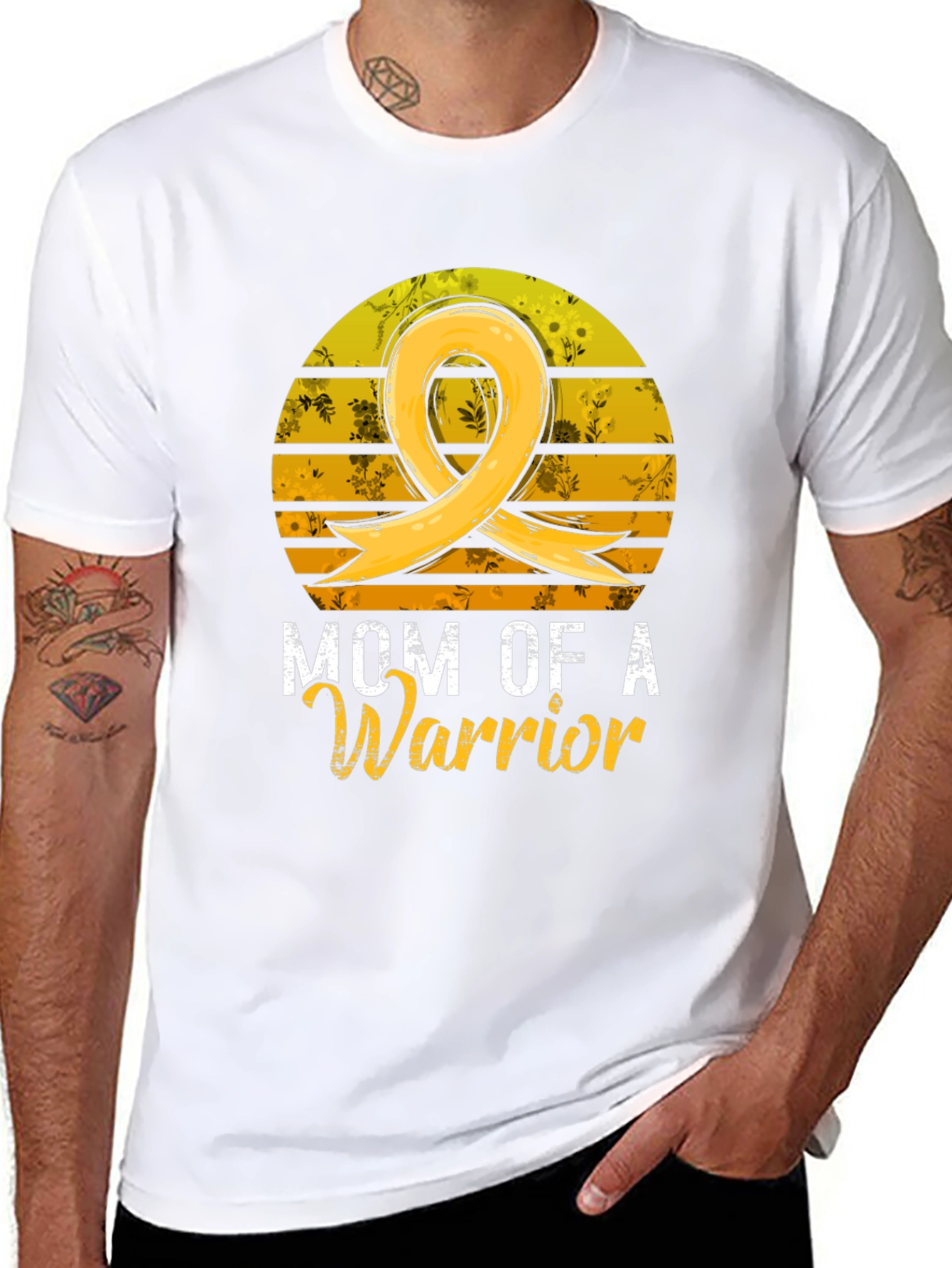 Mom of a Warrior Awareness T-Shirt