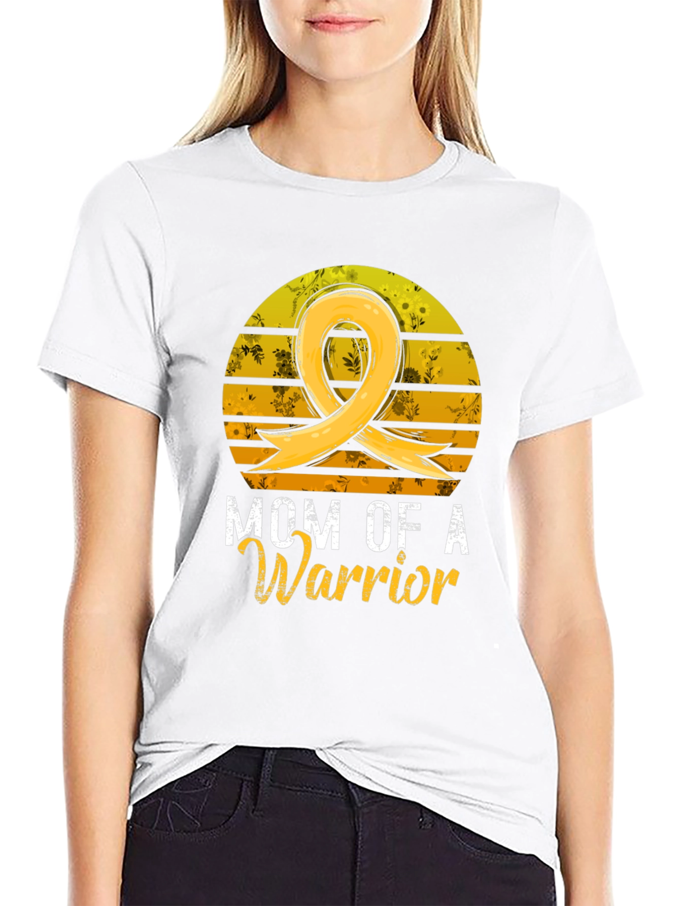 Mom of a Warrior Awareness T-Shirt