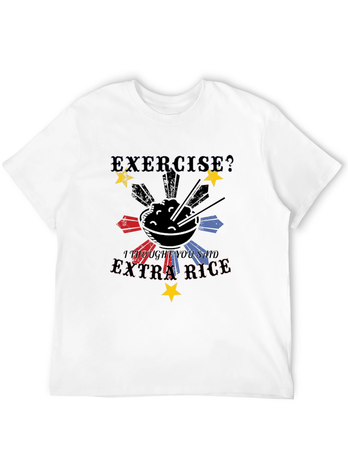 Extra Rice Black Graphic Tee