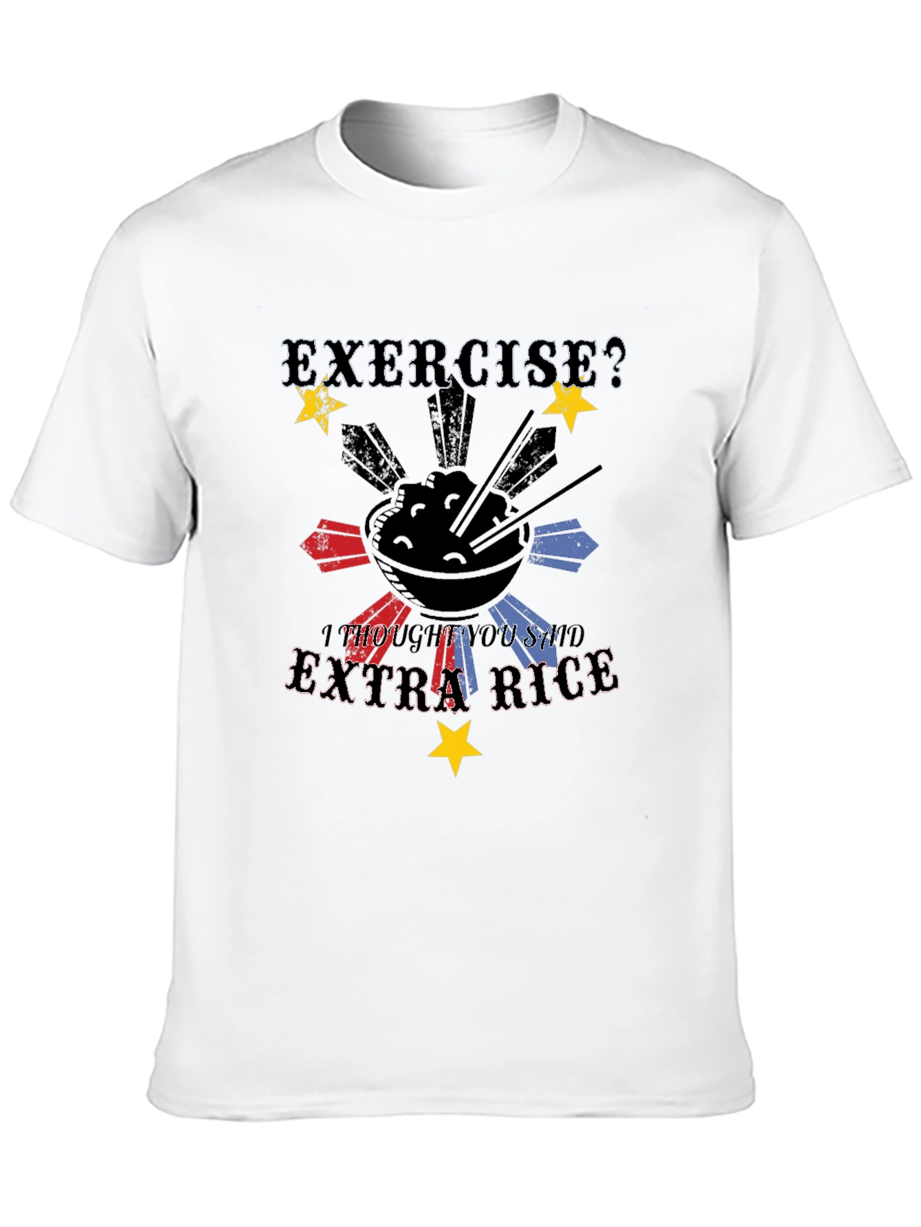 Extra Rice Black Graphic Tee