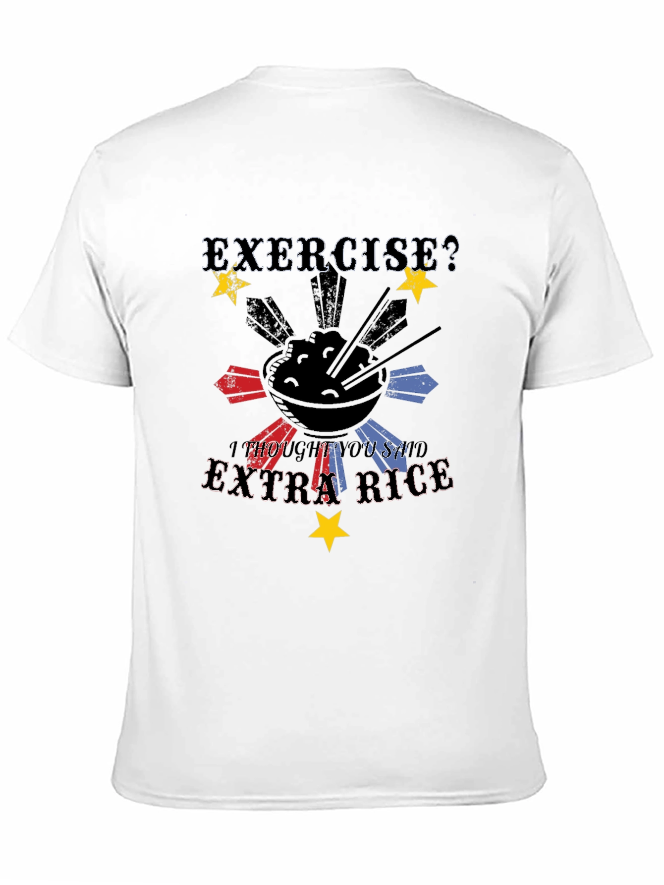 Extra Rice Black Graphic Tee