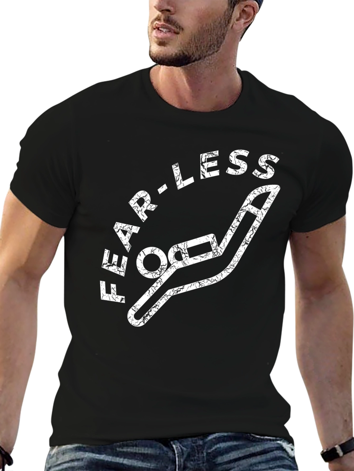 Fearless Funny T-Shirt: Novelty Pencil Design